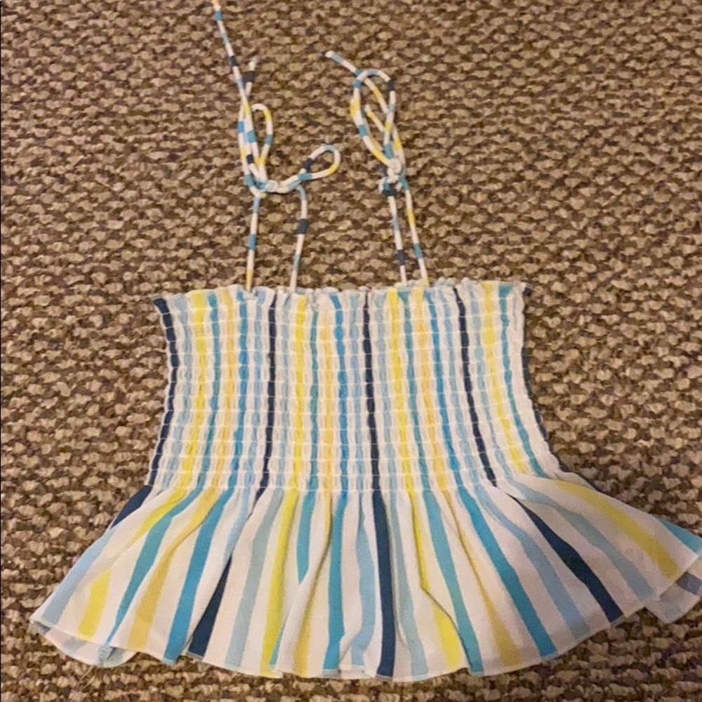 Stripped Crop Top